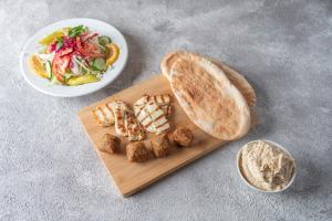 Falafel and Halloumi Combo